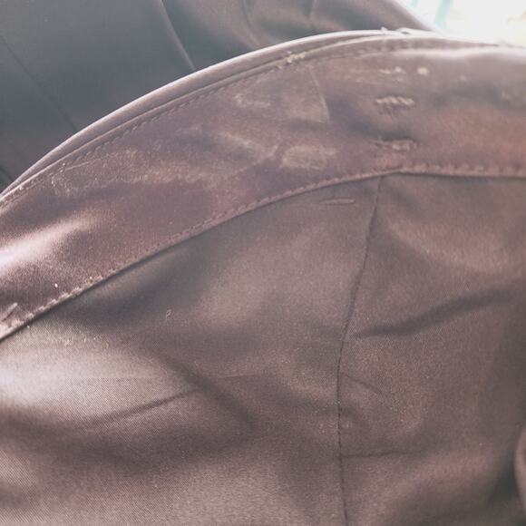 Bill Levkoff Deep Purple Ruched Sweetheart Bridesmaids Prom Dress Plus Size 14 - Picture 6 of 6